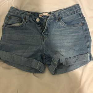 Levi's Women's Blue Denim Shorts